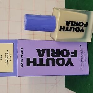 Youth Foria Skin Tint Serum Foundation - 245 Light To Light Medium 35ml New